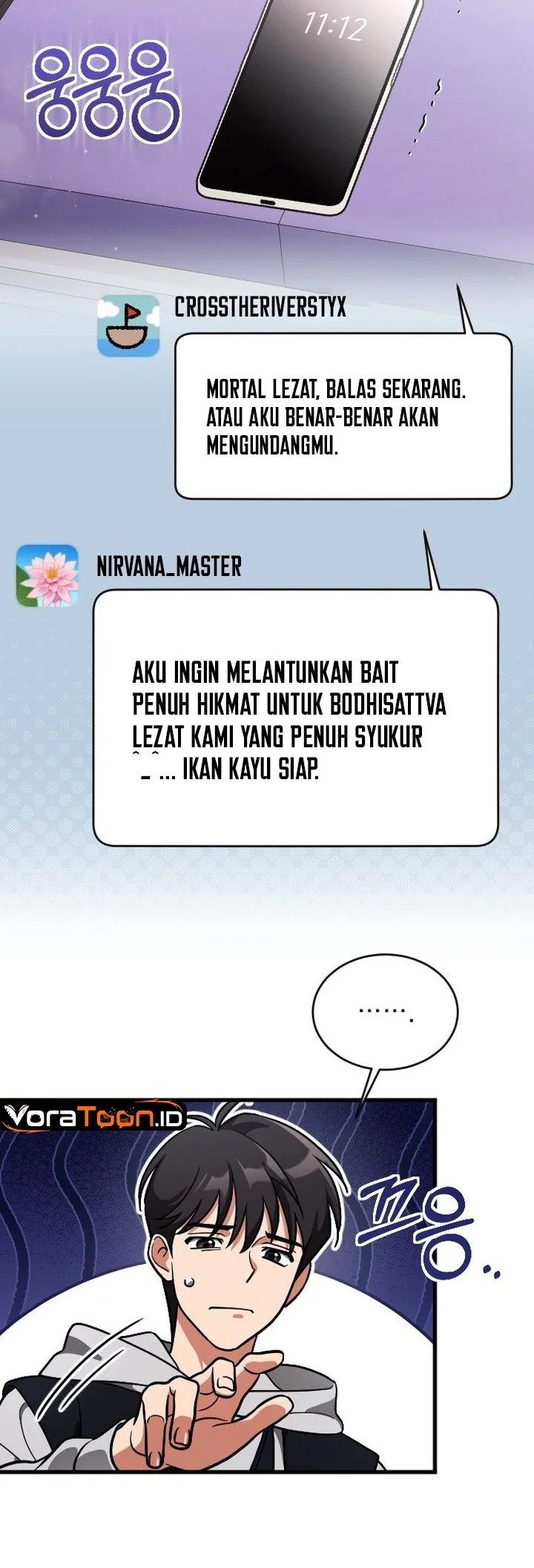 Offering Kimchi Cup Noodles to the Gods' Group Chat Chapter 1 Gambar 67