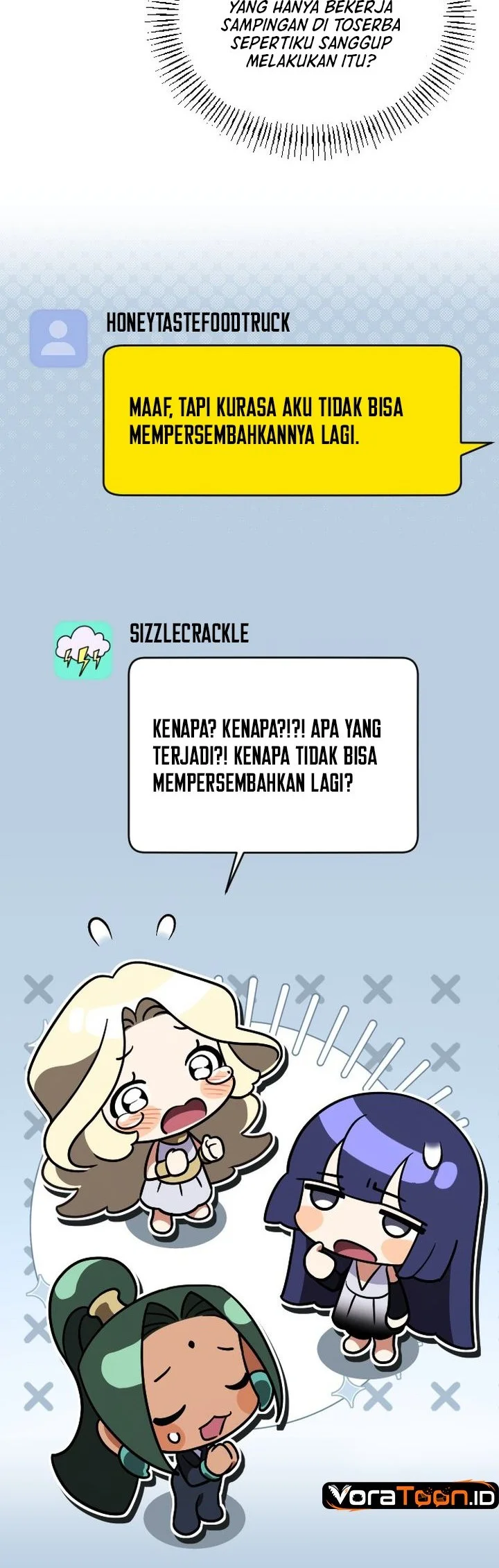 Offering Kimchi Cup Noodles to the Gods' Group Chat Chapter 1 Gambar 73
