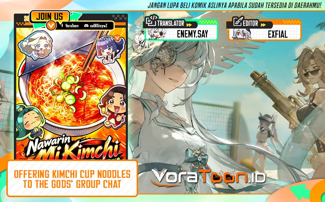 Komik Offering Kimchi Cup Noodles to the Gods' Group Chat Chapter 10 gambar 1