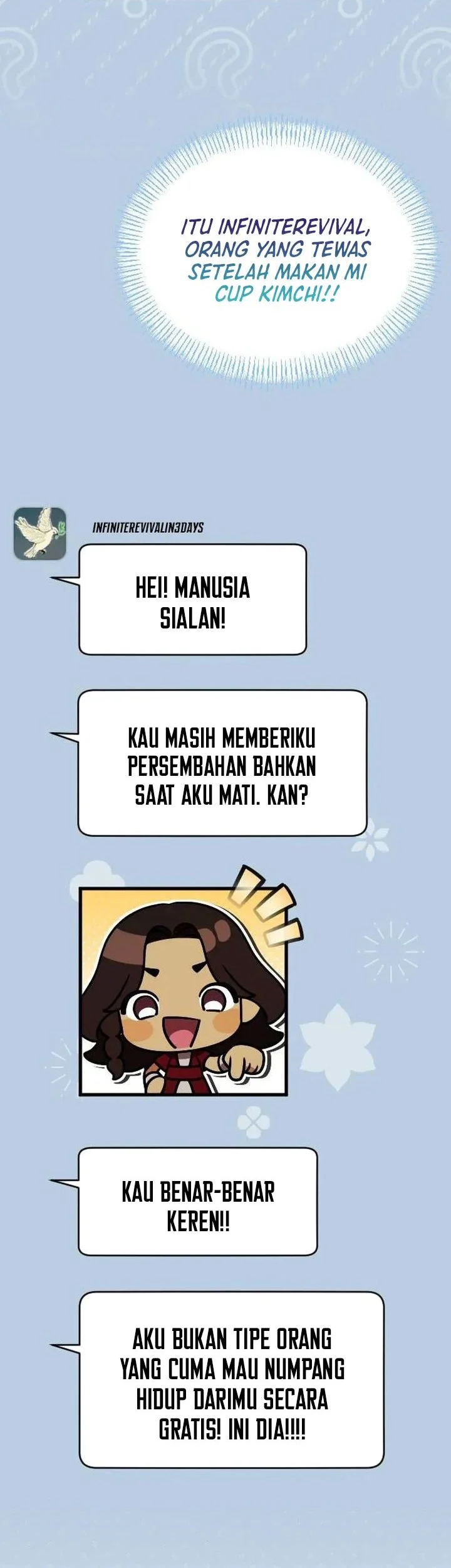 Offering Kimchi Cup Noodles to the Gods' Group Chat Chapter 11 Gambar 59