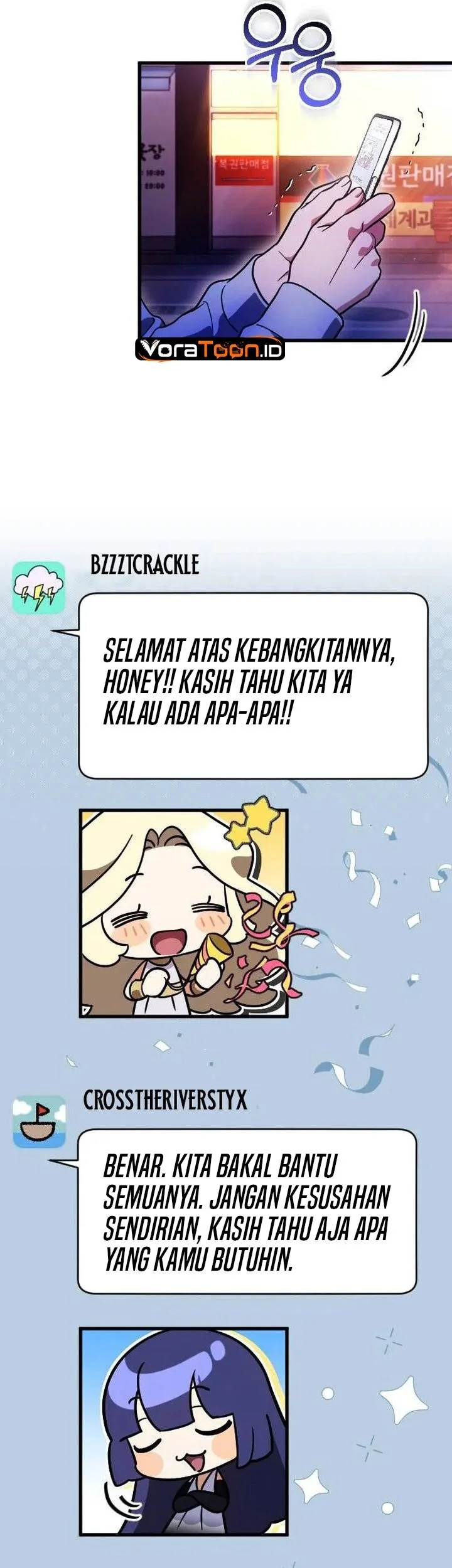 Offering Kimchi Cup Noodles to the Gods' Group Chat Chapter 2 Gambar 58