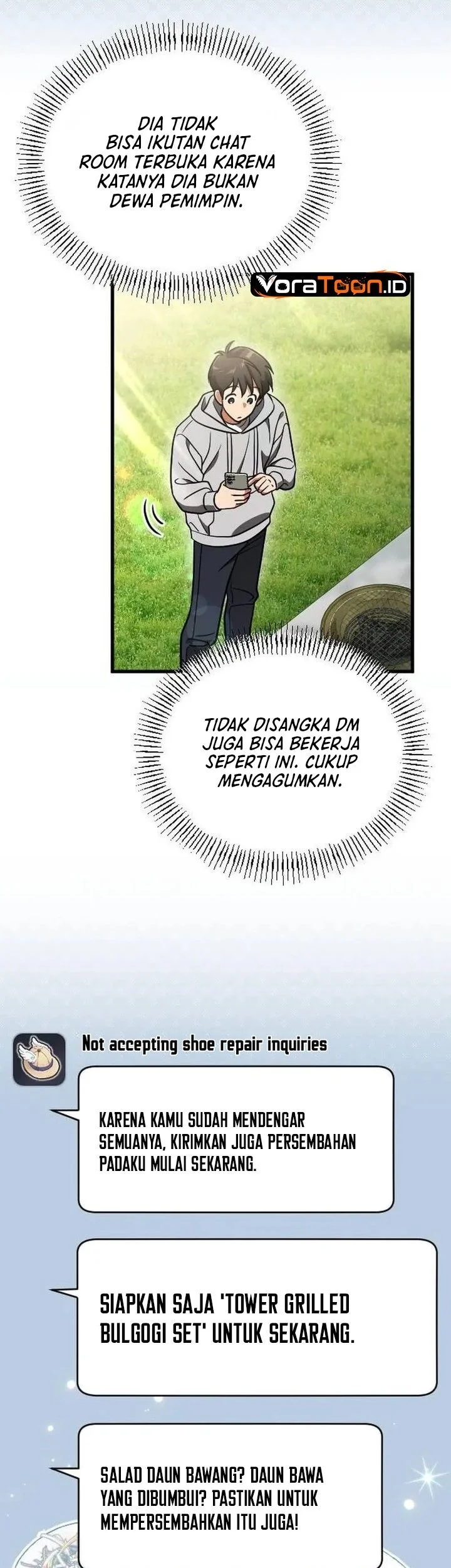 Offering Kimchi Cup Noodles to the Gods' Group Chat Chapter 5 Gambar 29