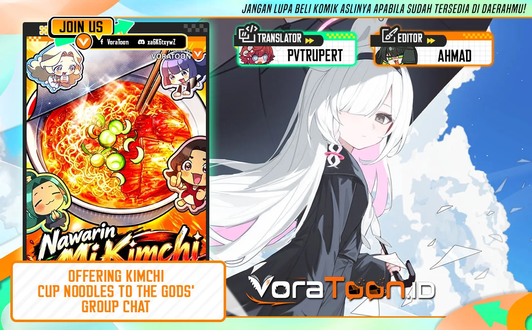 Komik Offering Kimchi Cup Noodles to the Gods' Group Chat Chapter 6 gambar 1