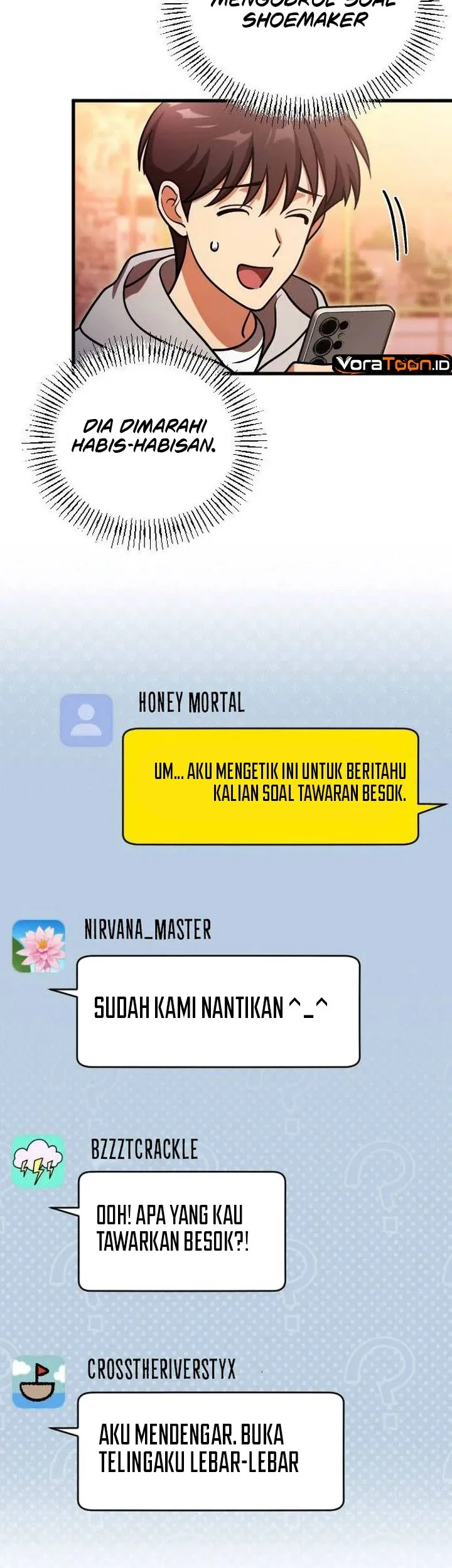 Offering Kimchi Cup Noodles to the Gods' Group Chat Chapter 6 Gambar 43