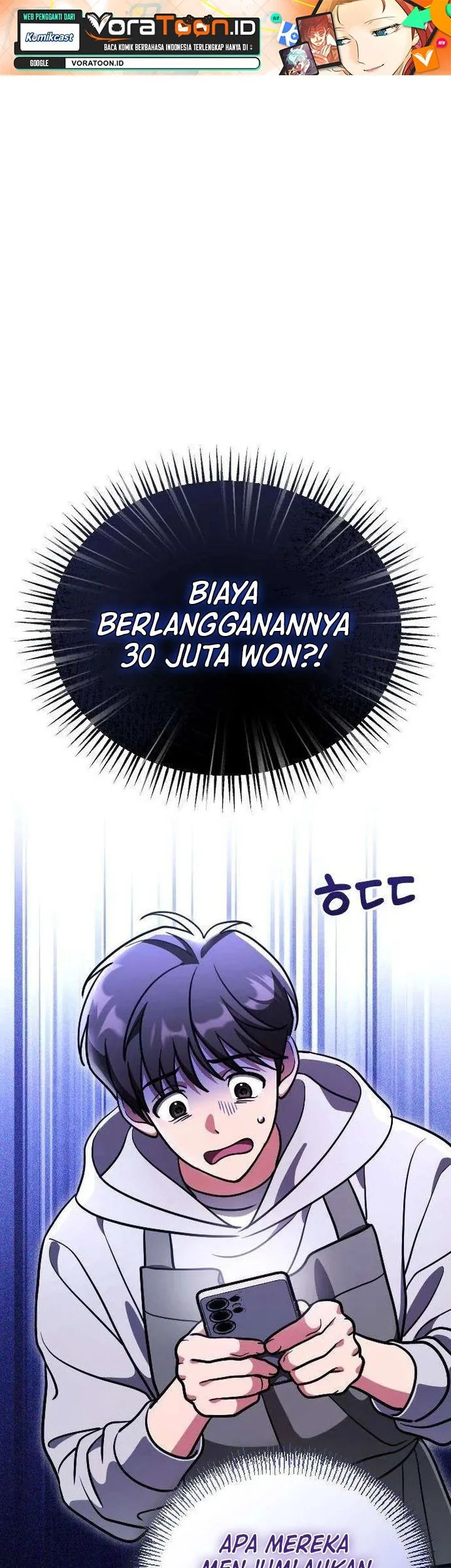 Manhwa Offering Kimchi Cup Noodles to the Gods' Group Chat Chapter 8 gambar 2