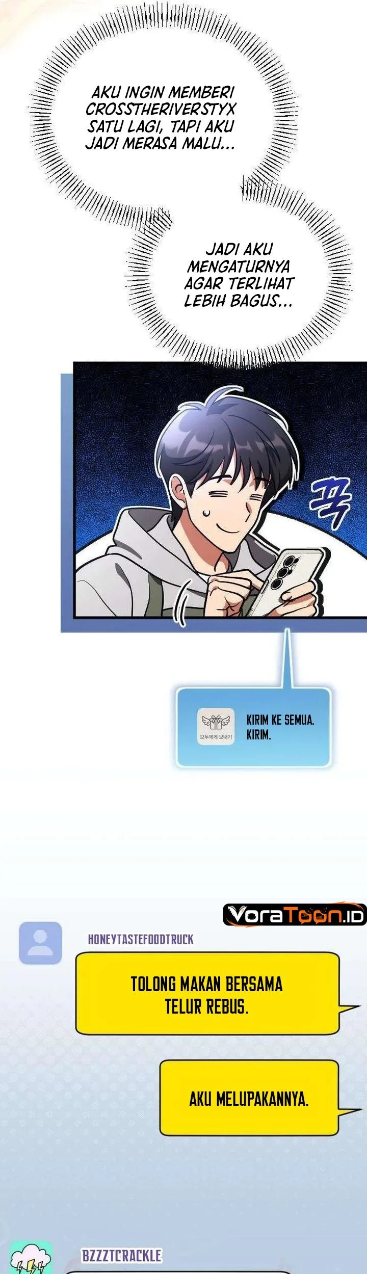 Offering Kimchi Cup Noodles to the Gods' Group Chat Chapter 8 Gambar 6