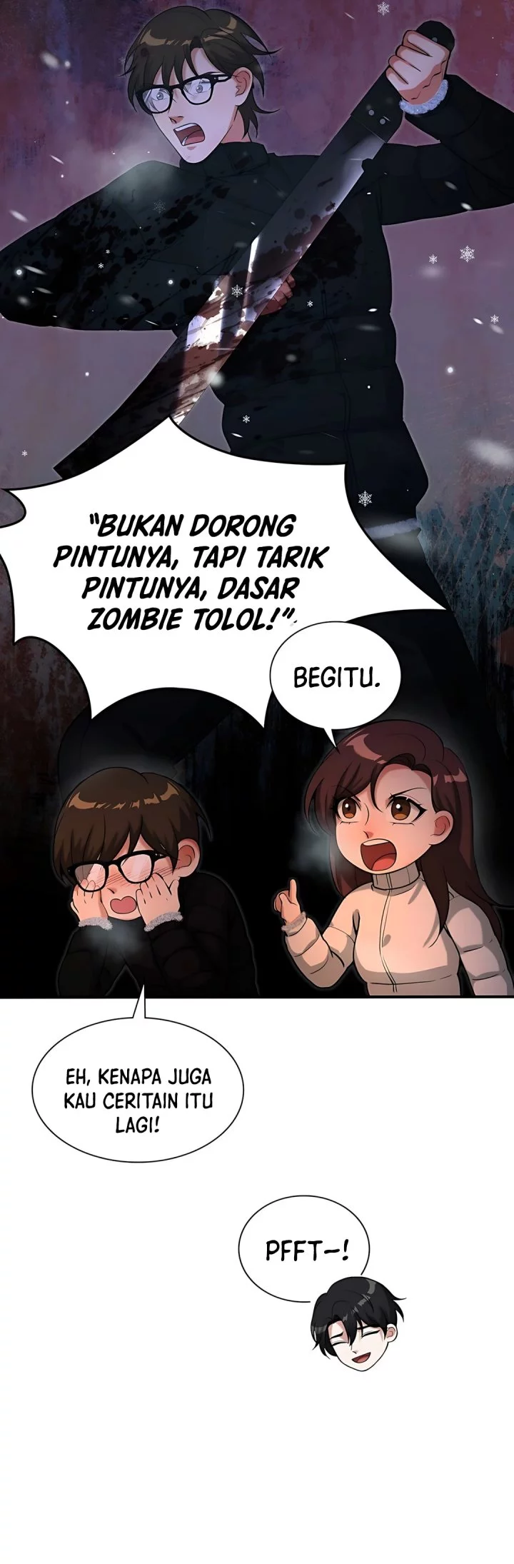 Office Worker in the Ice Age Apocalypse Chapter 30 Gambar 19