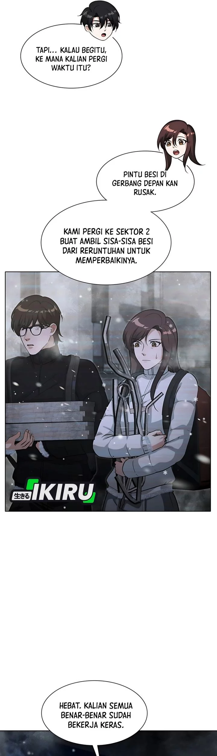 Office Worker in the Ice Age Apocalypse Chapter 30 Gambar 22