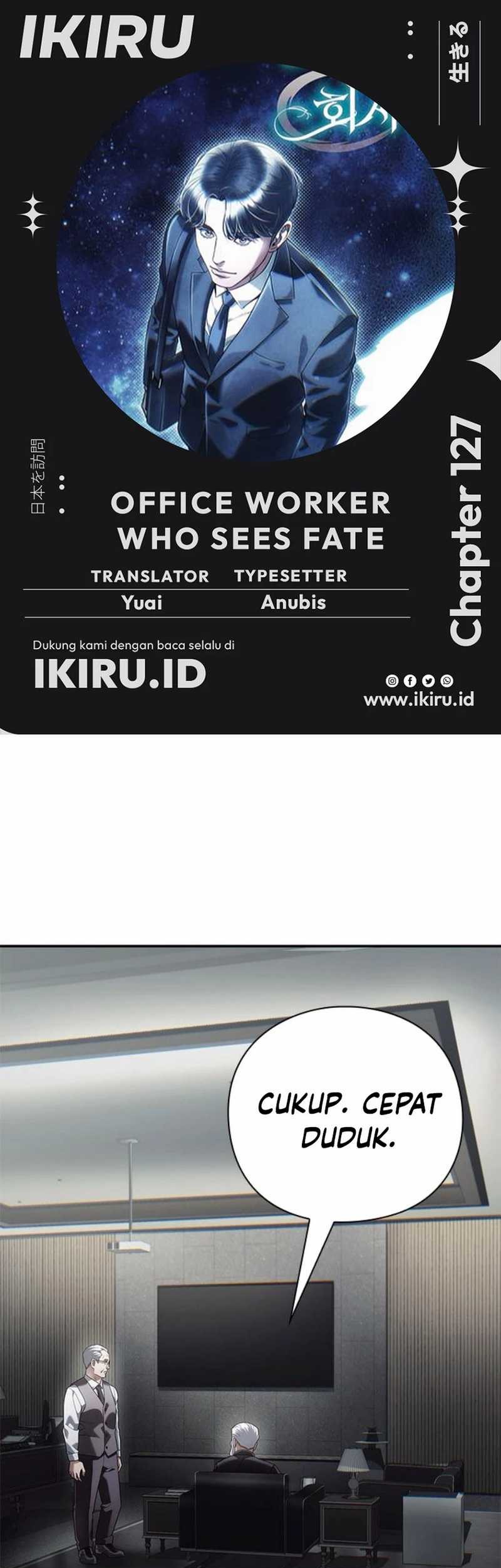 Baca Komik Office Worker Who Sees Fate Chapter 127 Gambar 1