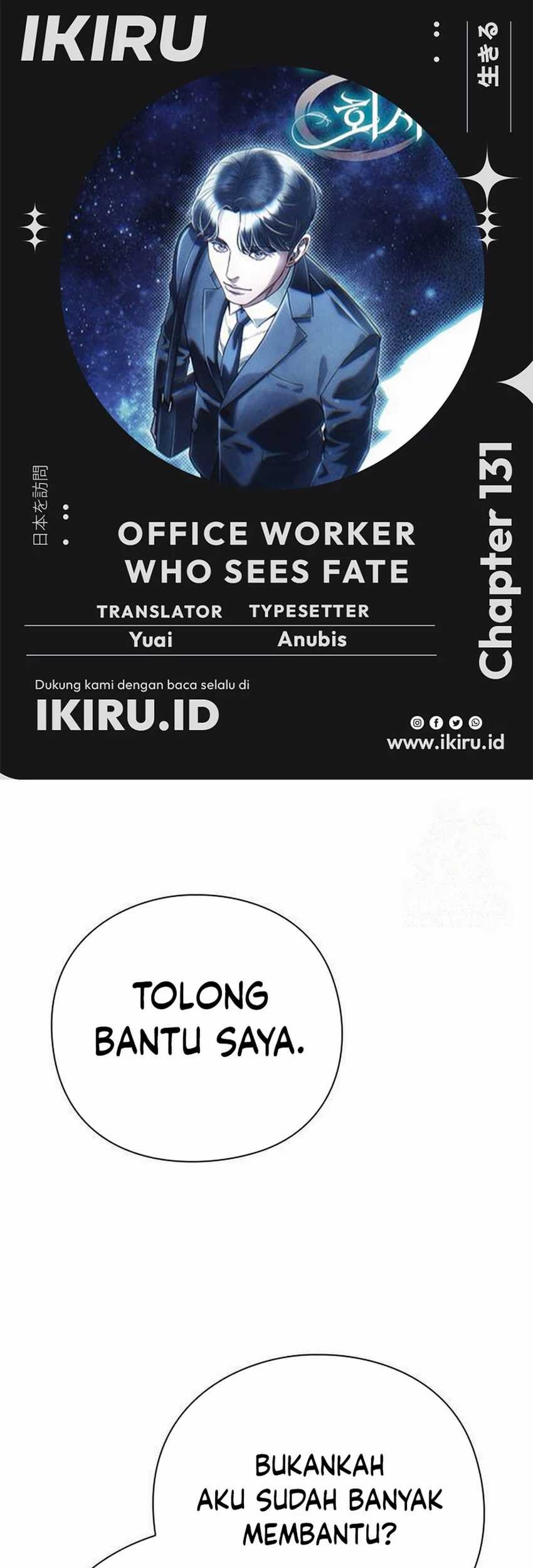 Baca Komik Office Worker Who Sees Fate Chapter 131 Gambar 1