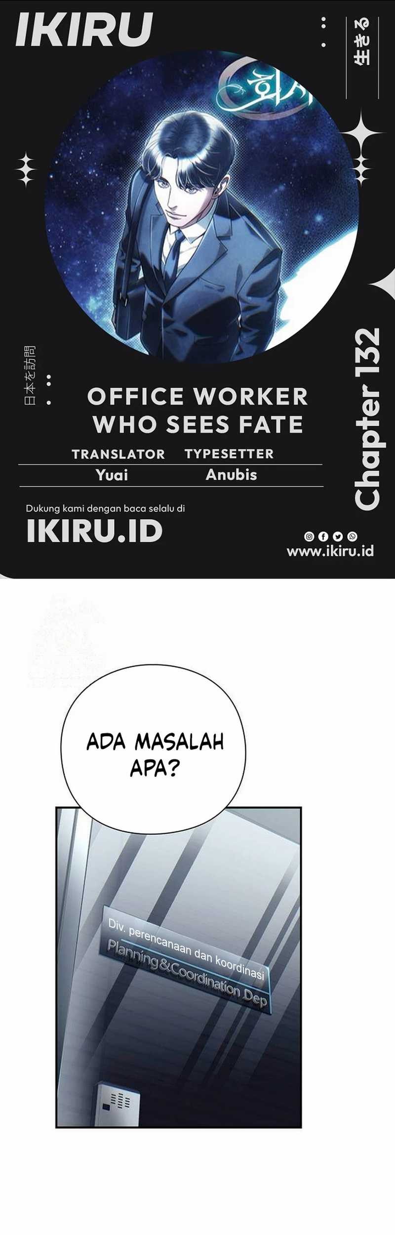 Baca Komik Office Worker Who Sees Fate Chapter 132 Gambar 1