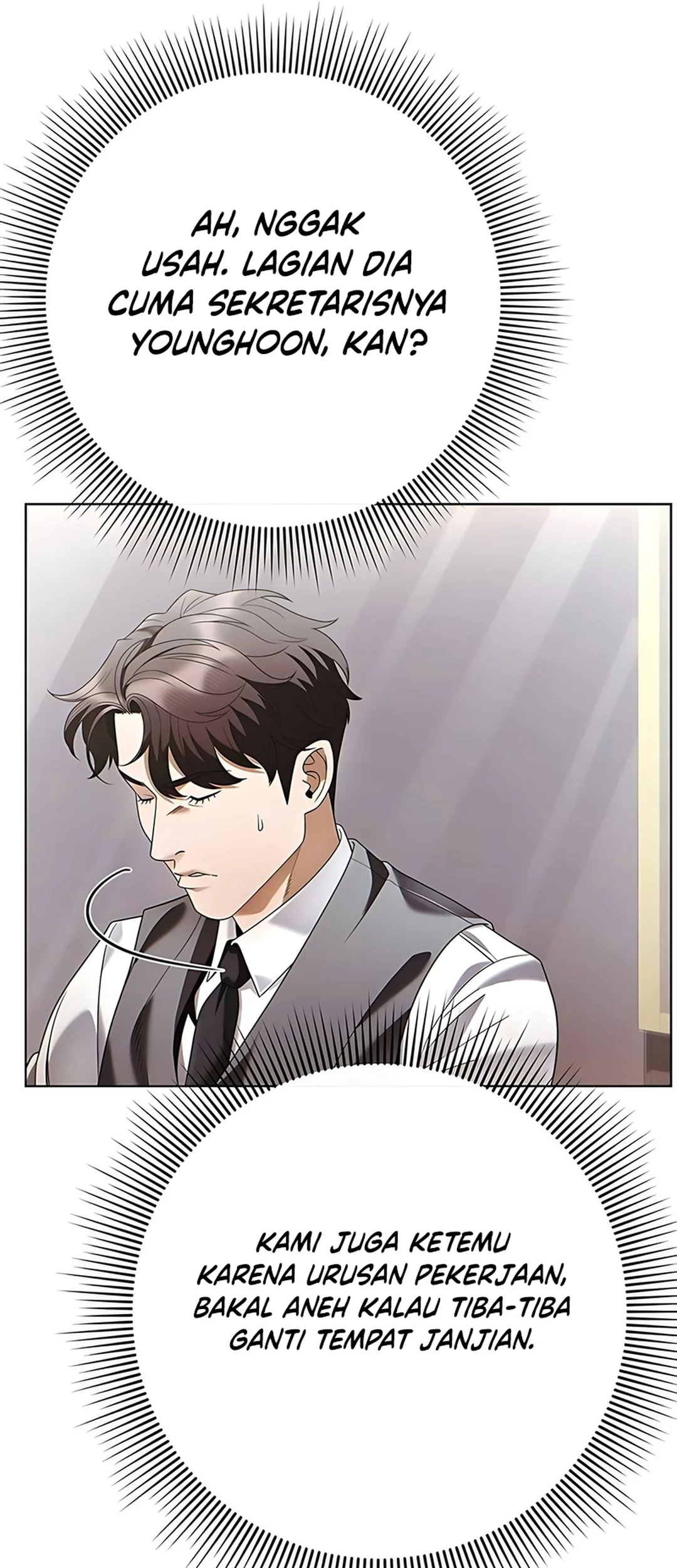 Office Worker Who Sees Fate Chapter 135 Gambar 39