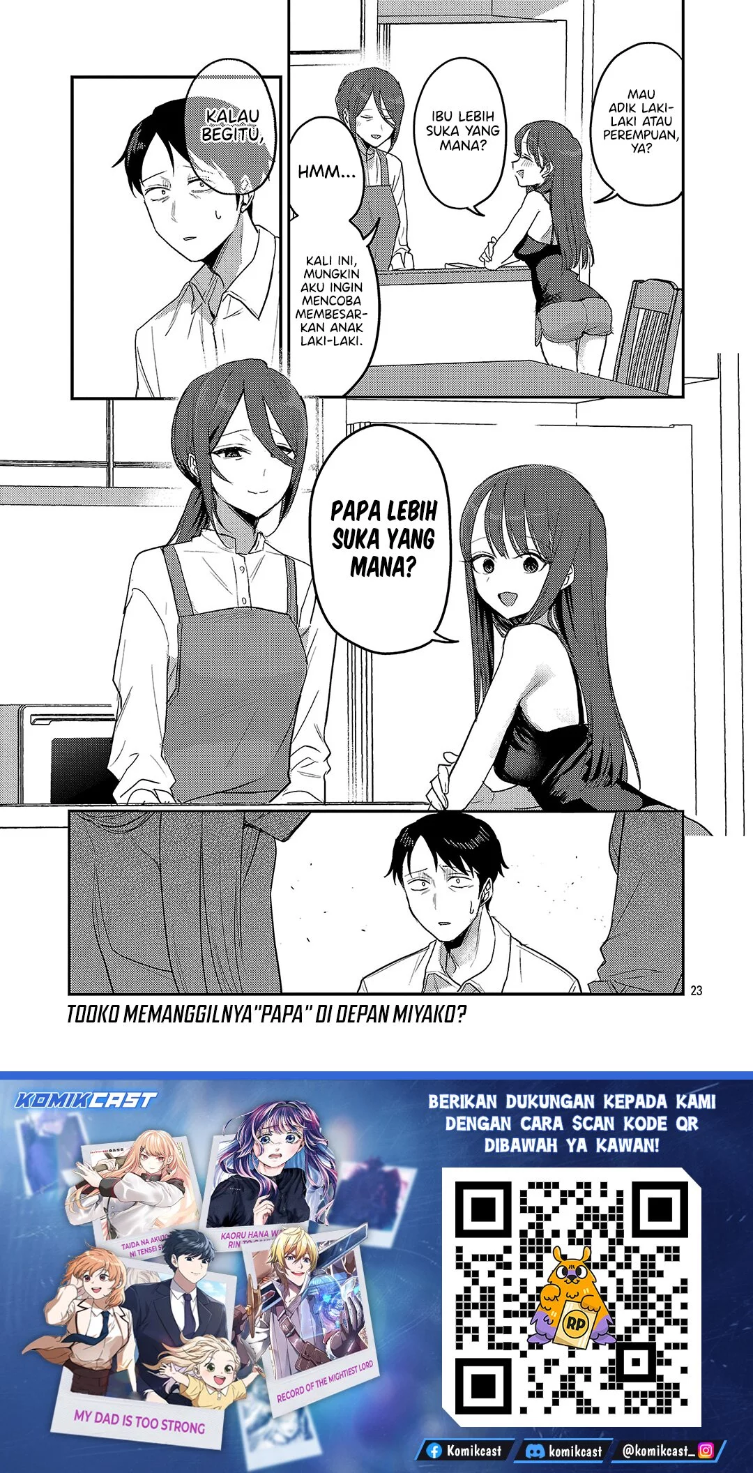 Okaeri, Papa (Welcome Home, Papa) Chapter 33 Gambar 23