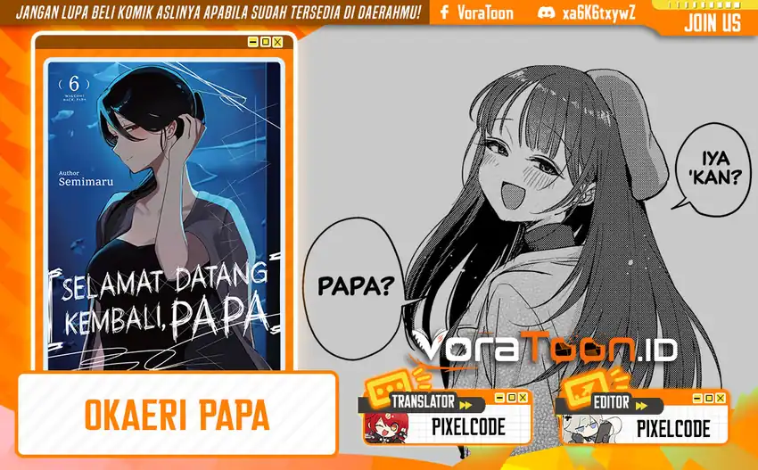 Komik Okaeri, Papa (Welcome Home, Papa) Chapter 39 gambar 1