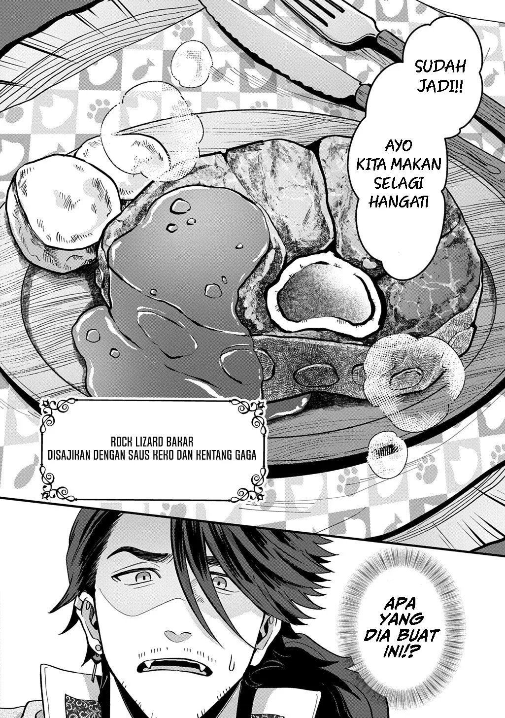 Okami To Randoseru ~Kyu Saishuka To Tensei Musume No Danjon Gohan~ Chapter 1 Gambar 30