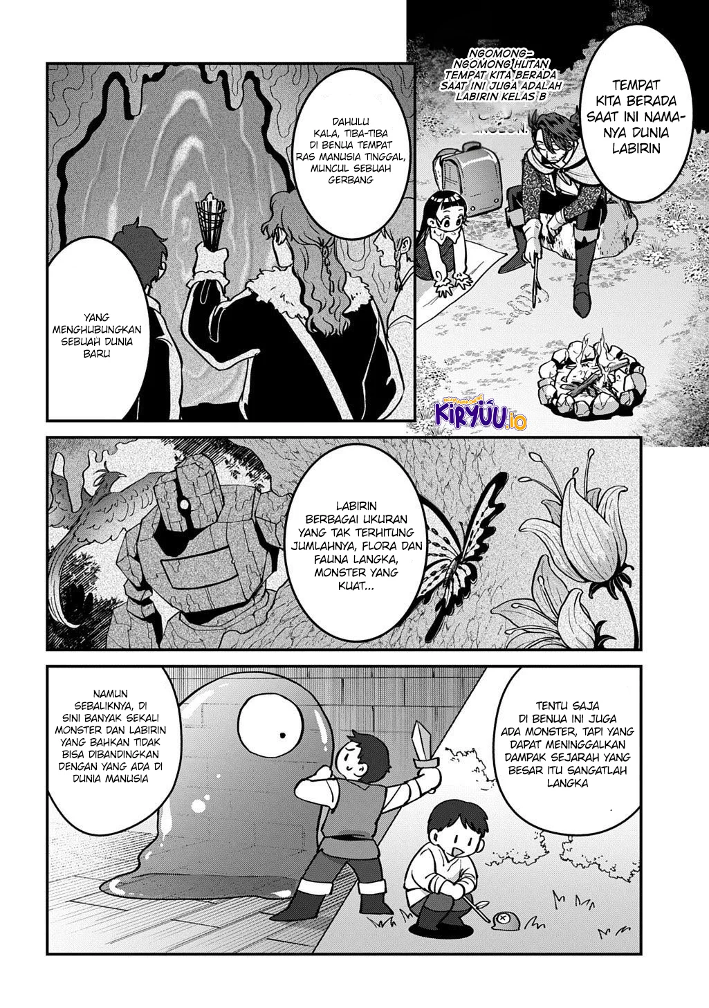 Okami To Randoseru ~Kyu Saishuka To Tensei Musume No Danjon Gohan~ Chapter 1 Gambar 44