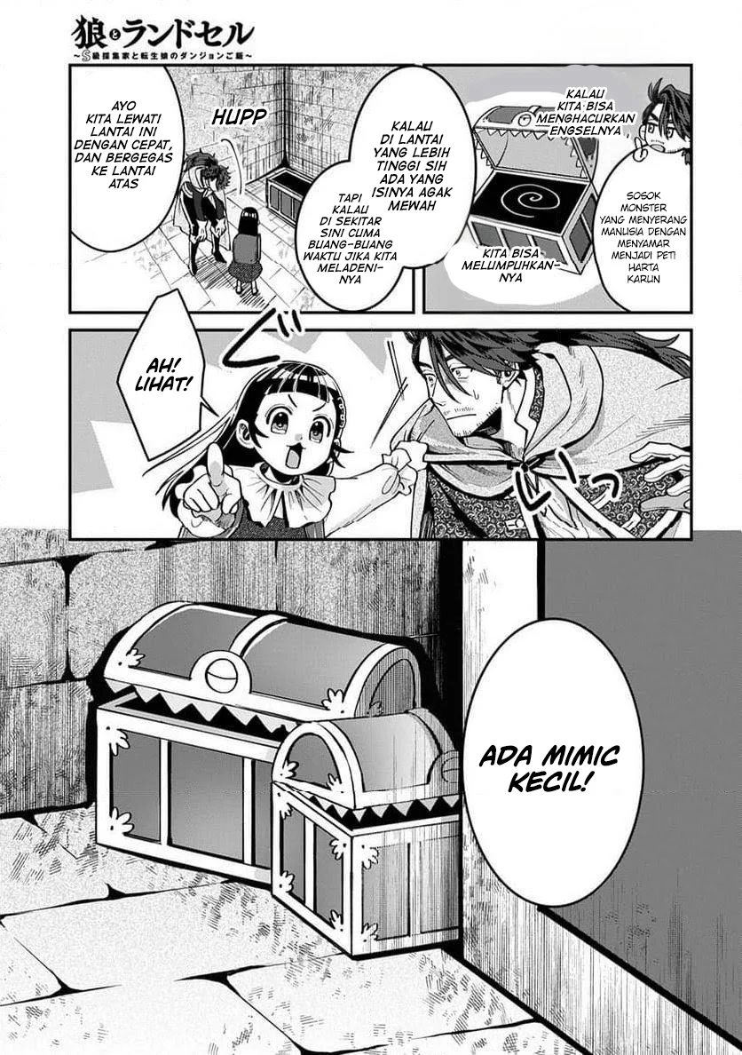 Okami To Randoseru ~Kyu Saishuka To Tensei Musume No Danjon Gohan~ Chapter 2.1 Gambar 18