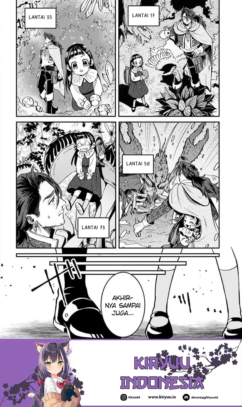 Okami To Randoseru ~Kyu Saishuka To Tensei Musume No Danjon Gohan~ Chapter 2.1 Gambar 21