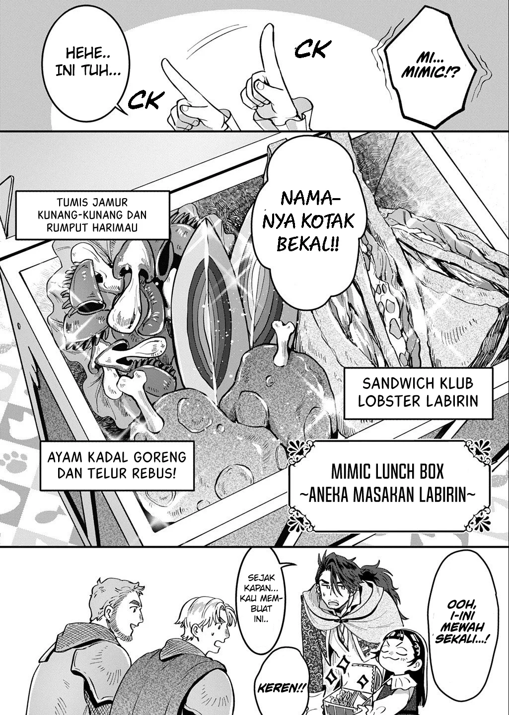 Okami To Randoseru ~Kyu Saishuka To Tensei Musume No Danjon Gohan~ Chapter 2.2 Gambar 18