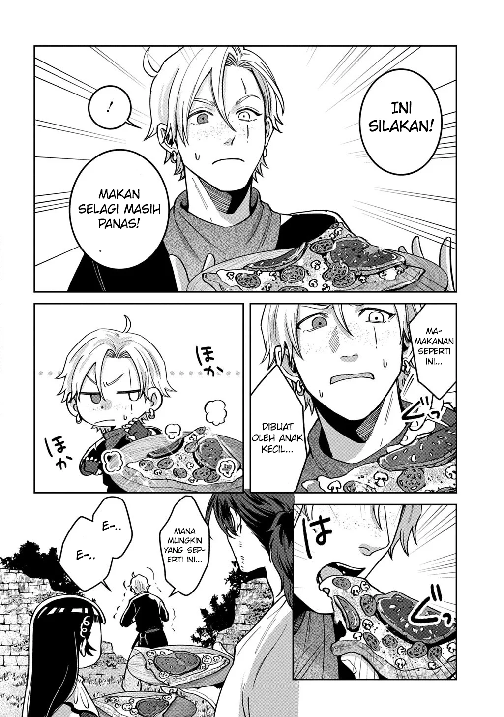 Okami To Randoseru ~Kyu Saishuka To Tensei Musume No Danjon Gohan~ Chapter 3 Gambar 30