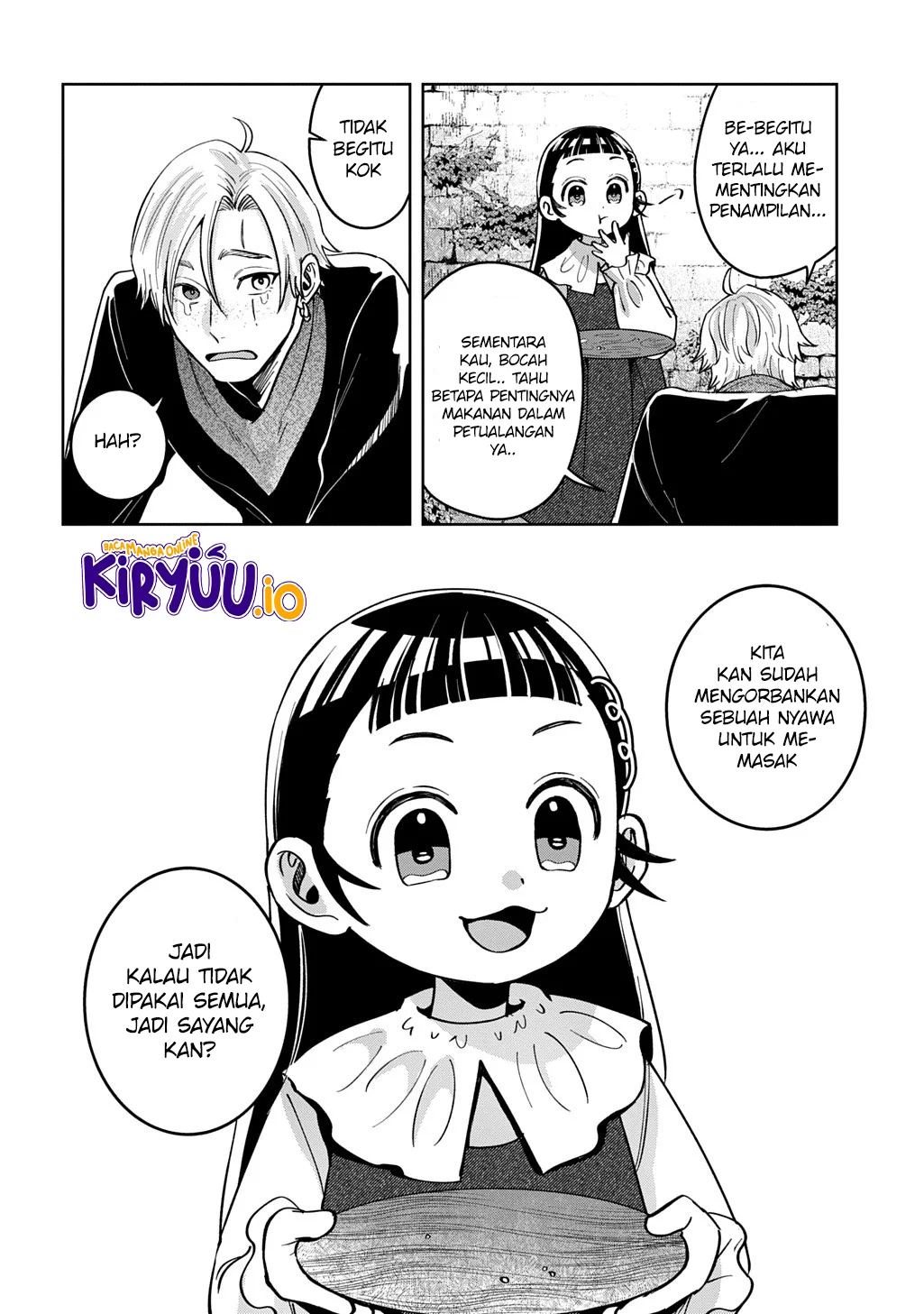 Okami To Randoseru ~Kyu Saishuka To Tensei Musume No Danjon Gohan~ Chapter 3 Gambar 34