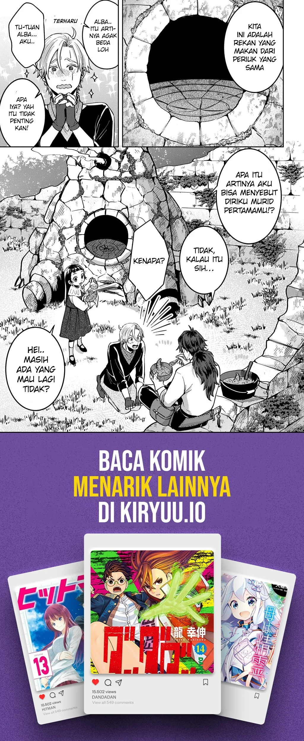 Okami To Randoseru ~Kyu Saishuka To Tensei Musume No Danjon Gohan~ Chapter 3 Gambar 37