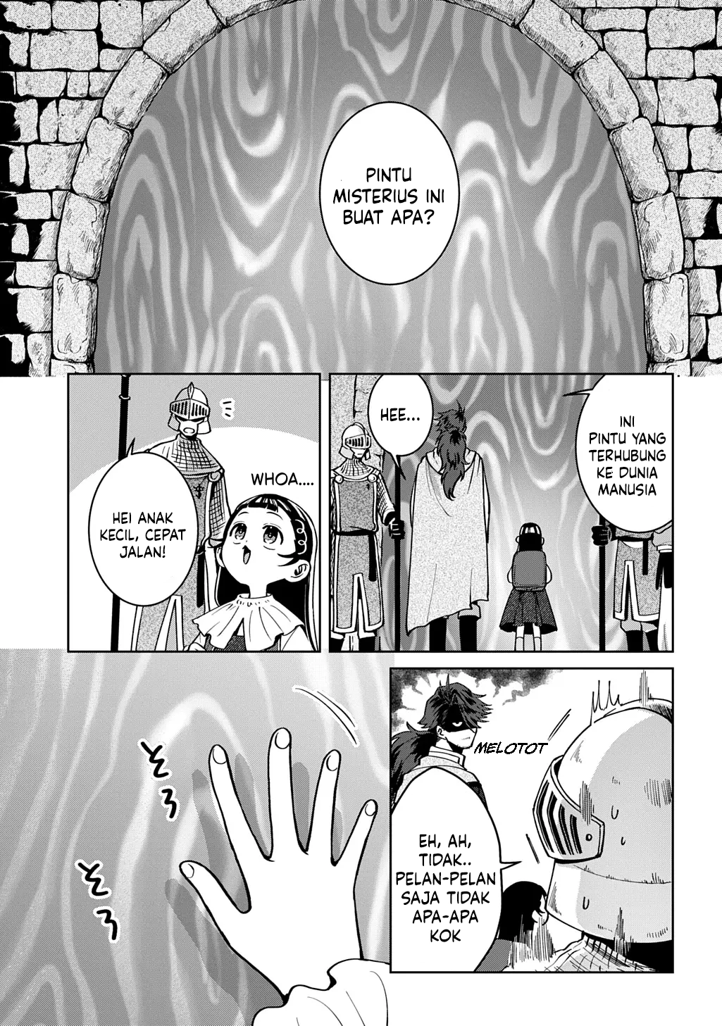 Manga Okami To Randoseru ~Kyu Saishuka To Tensei Musume No Danjon Gohan~ Chapter 5 gambar 2