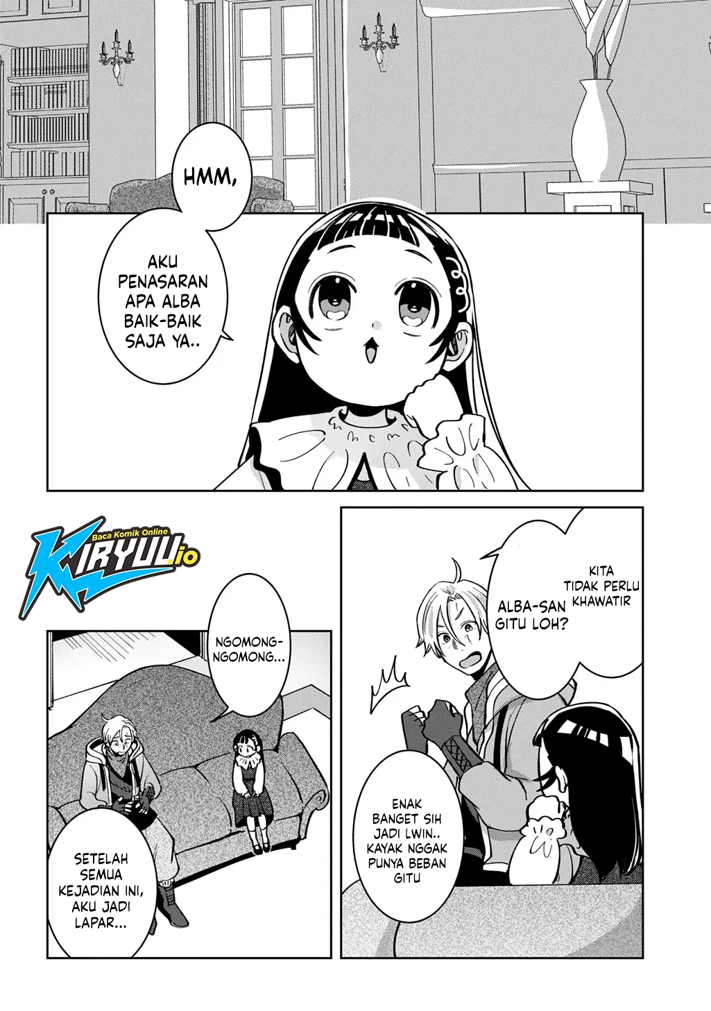 Okami To Randoseru ~Kyu Saishuka To Tensei Musume No Danjon Gohan~ Chapter 5 Gambar 29