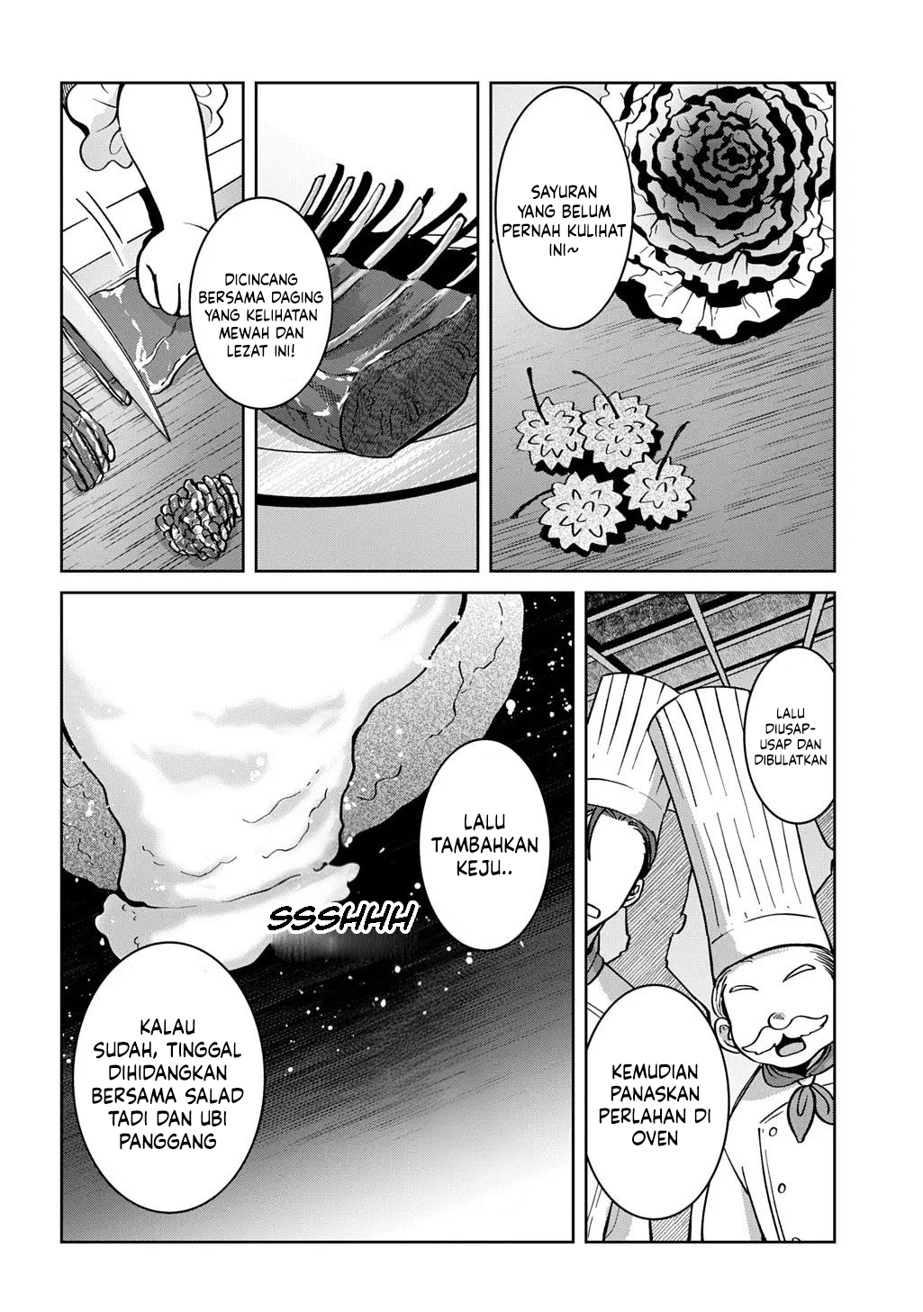 Okami To Randoseru ~Kyu Saishuka To Tensei Musume No Danjon Gohan~ Chapter 5 Gambar 33