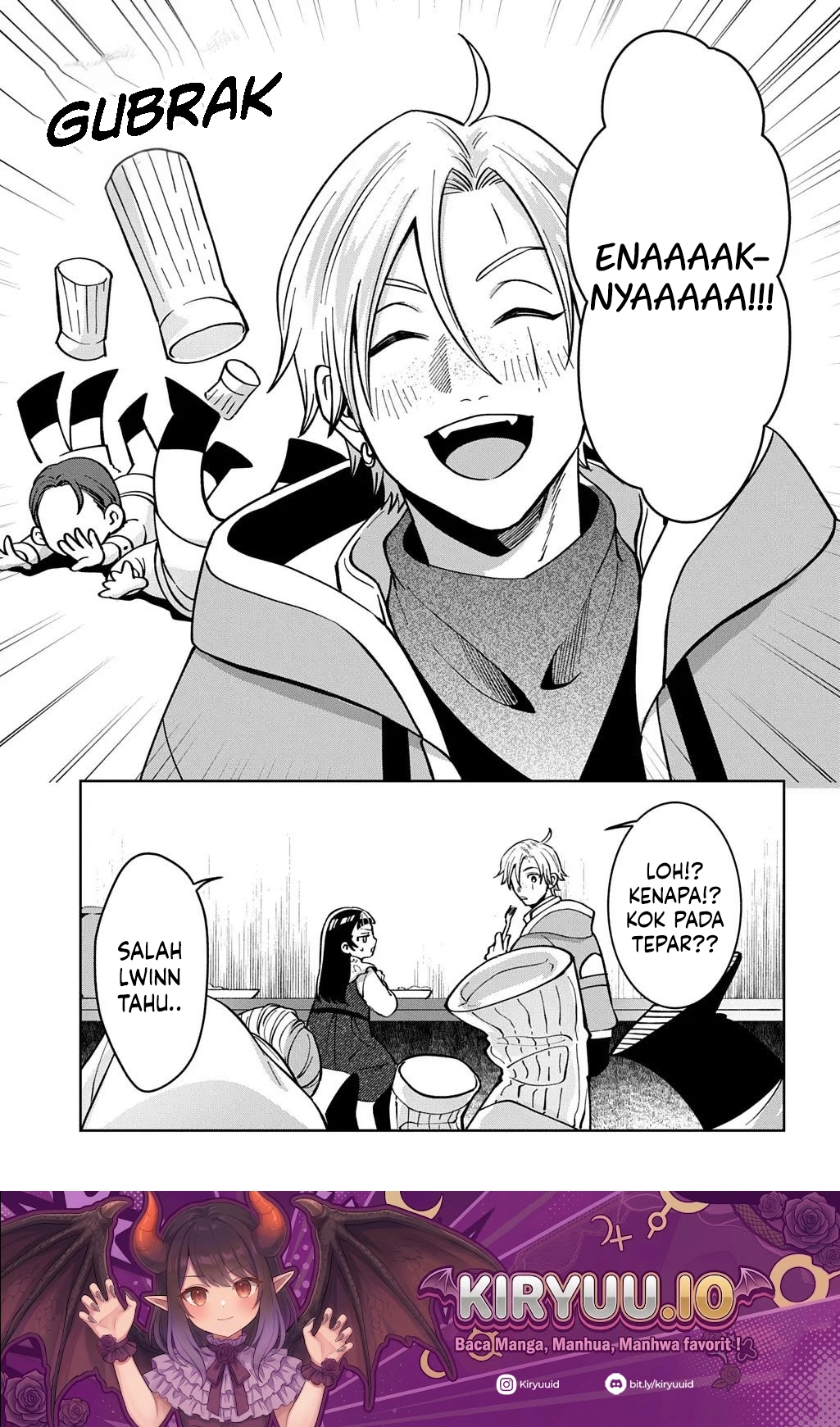 Okami To Randoseru ~Kyu Saishuka To Tensei Musume No Danjon Gohan~ Chapter 5 Gambar 36