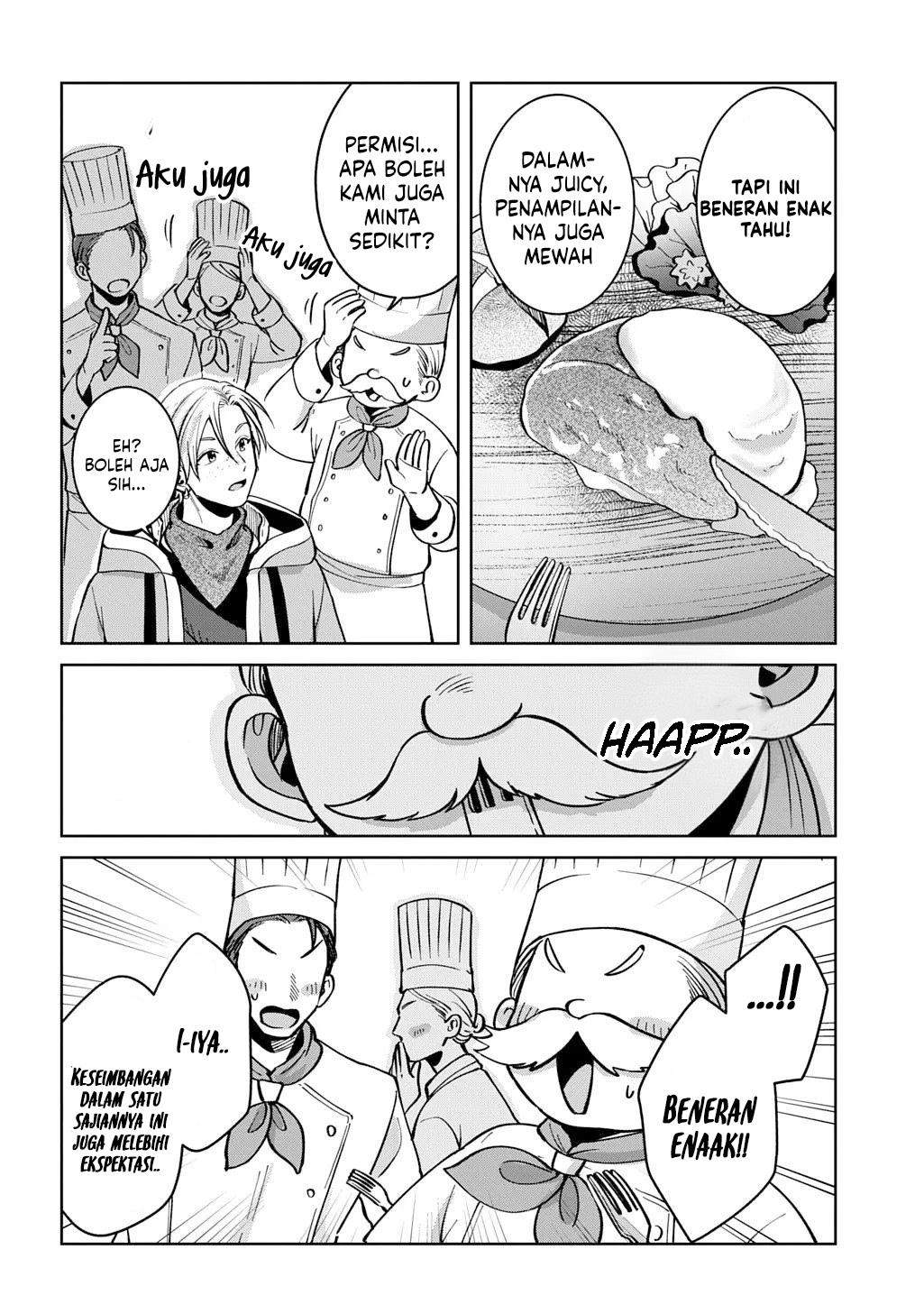 Okami To Randoseru ~Kyu Saishuka To Tensei Musume No Danjon Gohan~ Chapter 5 Gambar 37
