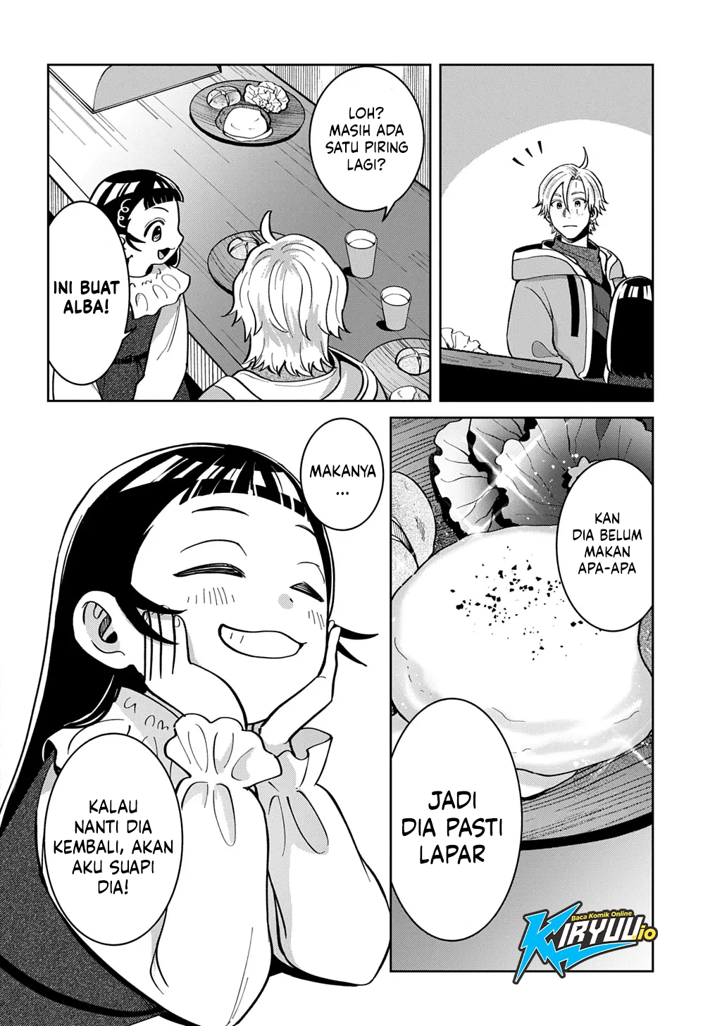 Okami To Randoseru ~Kyu Saishuka To Tensei Musume No Danjon Gohan~ Chapter 5 Gambar 39