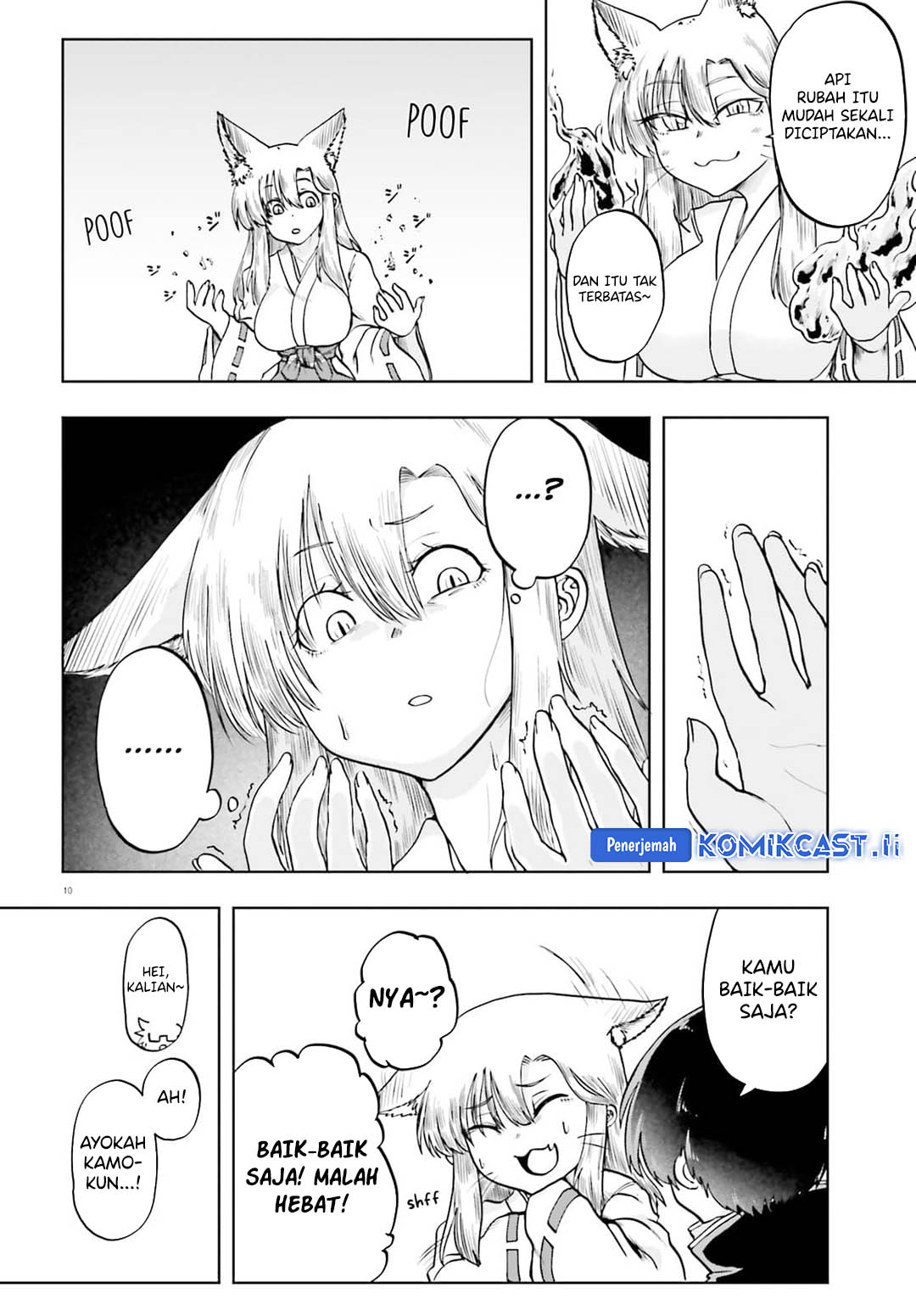 Okitsune Gal Katabami-san Chapter 18 Gambar 9