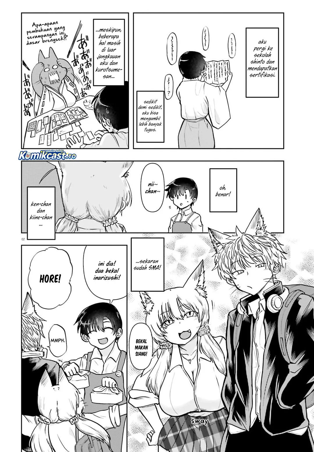 Manga Okitsune Gal Katabami-san Chapter 21 gambar nomor 2