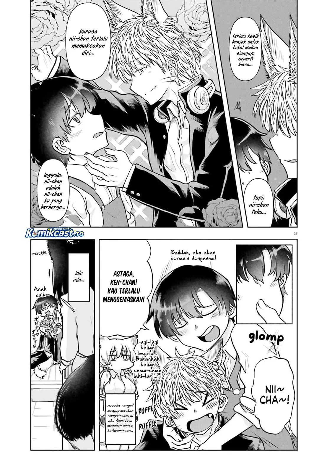 Okitsune Gal Katabami-san Chapter 21 Gambar 3