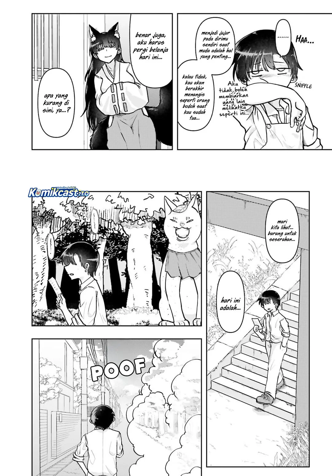 Okitsune Gal Katabami-san Chapter 21 Gambar 9