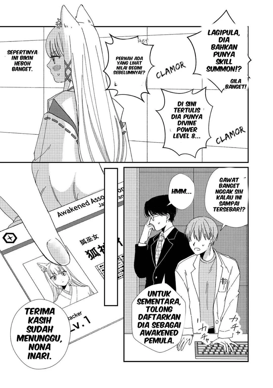 Okitsune-sama ni Onegai! ~Haison ni Nokotteta Kami-sama ga Fantasy-ka Shita Gendaishakai ni Hourikomaretara Saikyou Datta~ Chapter 2 halaman 11