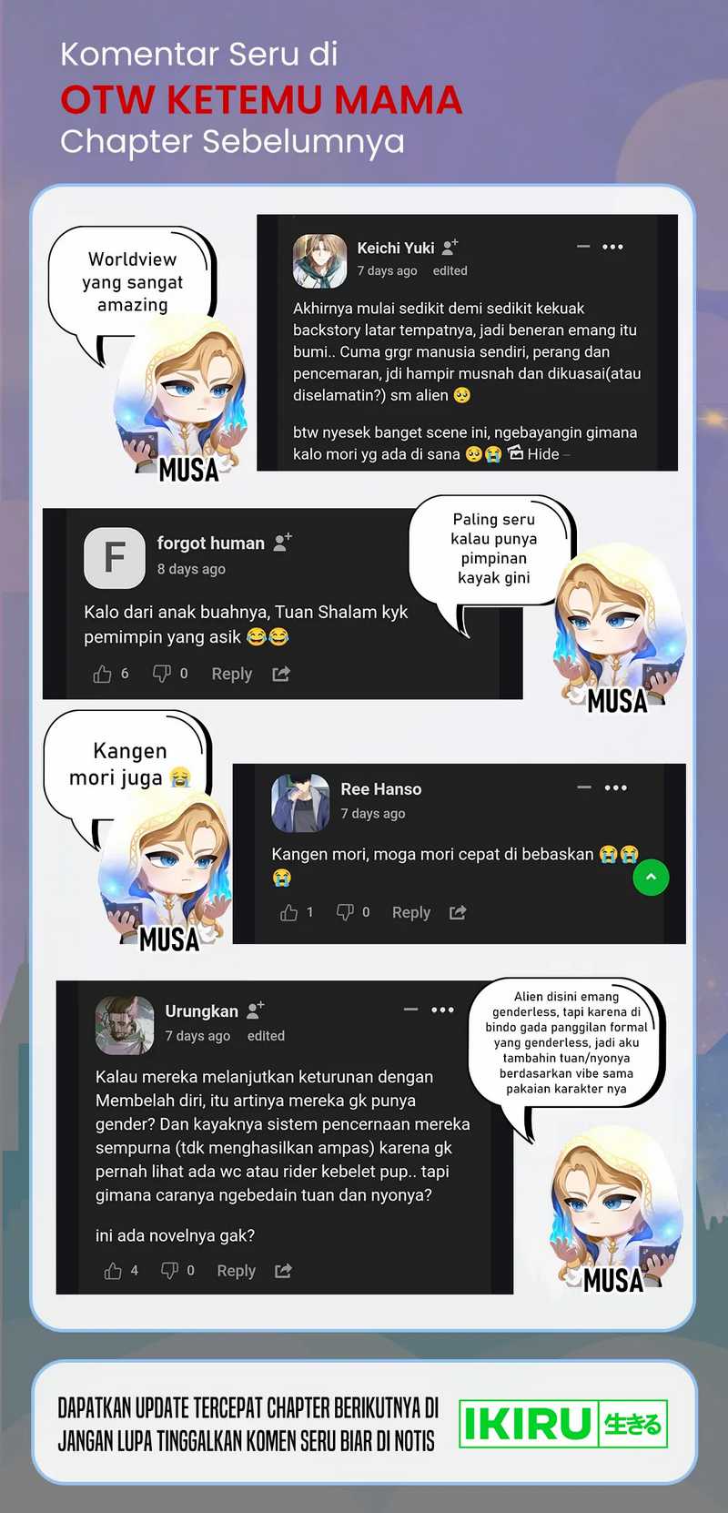 On the Way to See Mom Chapter 27 Gambar 71