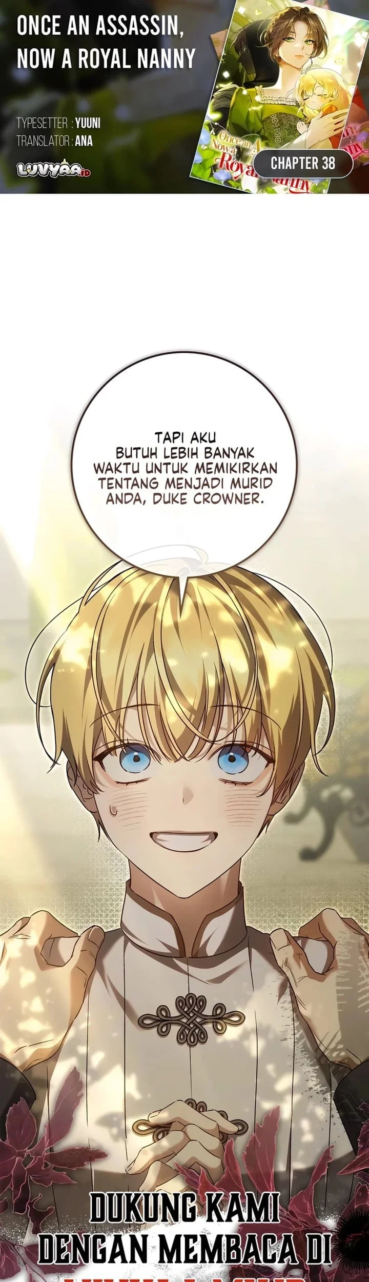 Komik Once an Assassin, Now a Royal Nanny Chapter 38 gambar 1