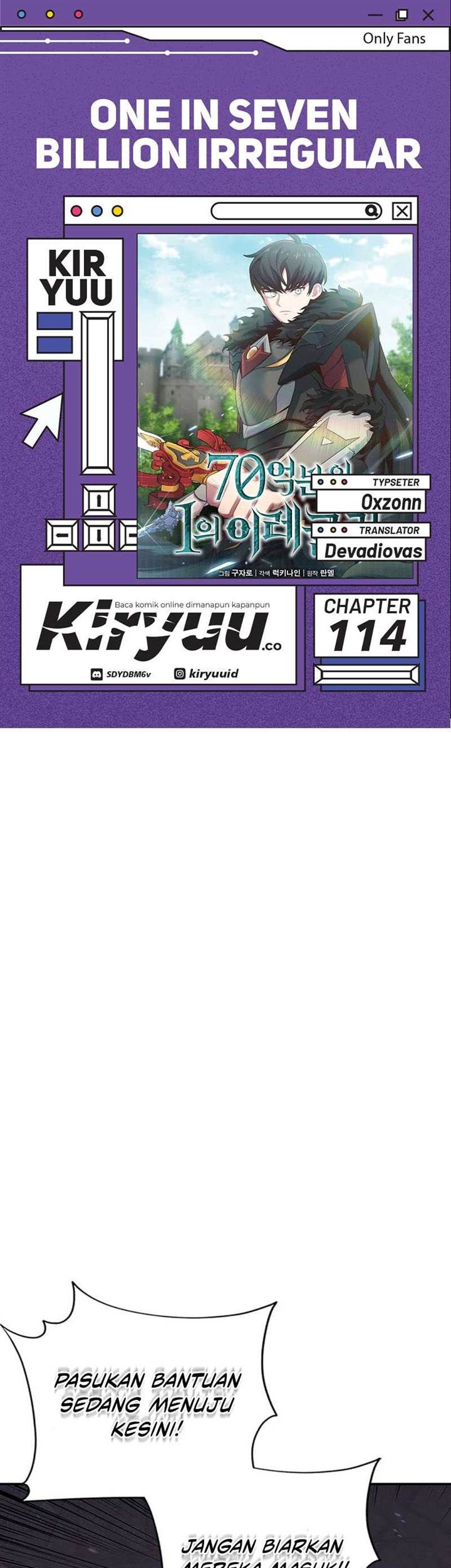 Baca Komik One of a Kind Irregular Chapter 114 Gambar 1