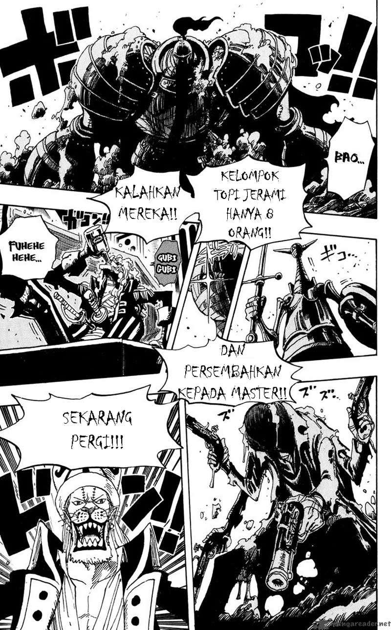 One Piece Chapter 450 Gambar 19
