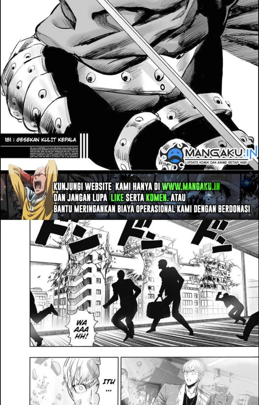 Manga One-Punch Man (ONE) Chapter 181 gambar 2