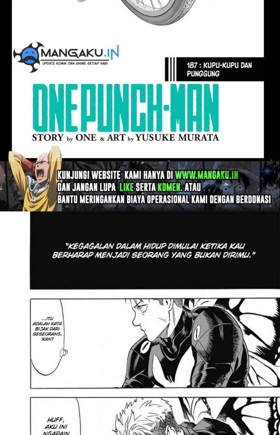Manga One-Punch Man (ONE) Chapter 187 gambar 2