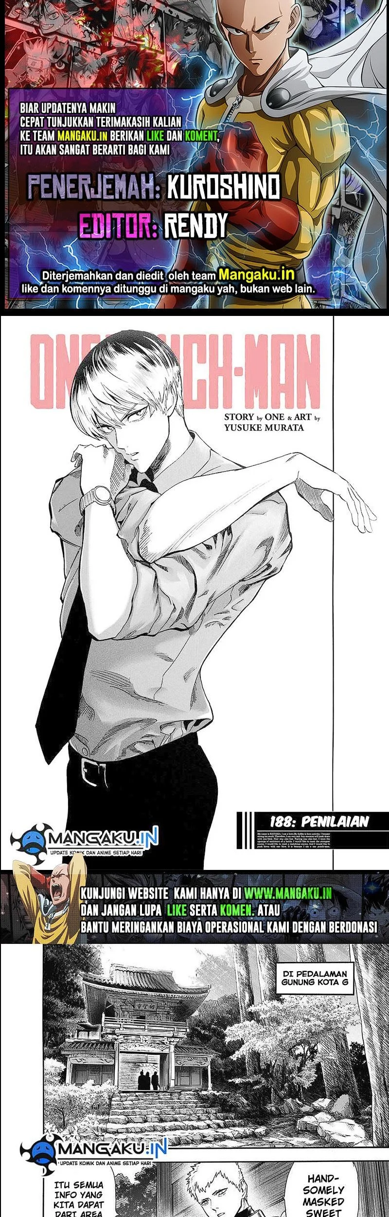 Komik One-Punch Man (ONE) Chapter 188 gambar 1