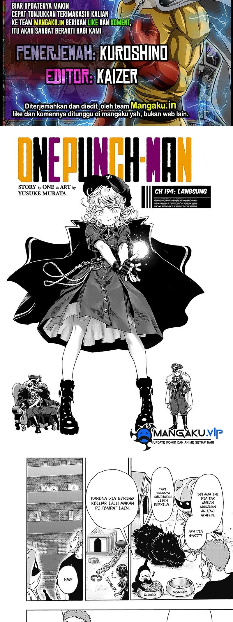 Komik One-Punch Man (ONE) Chapter 194 gambar 1