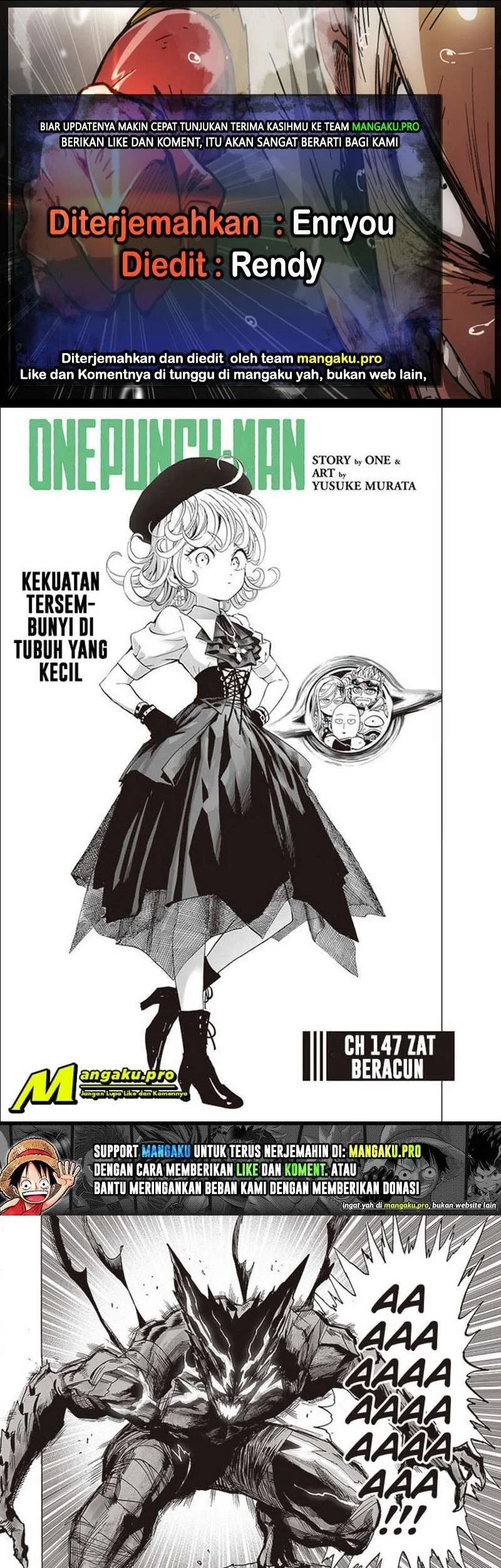 Komik One Punch Man Chapter 195 gambar 1