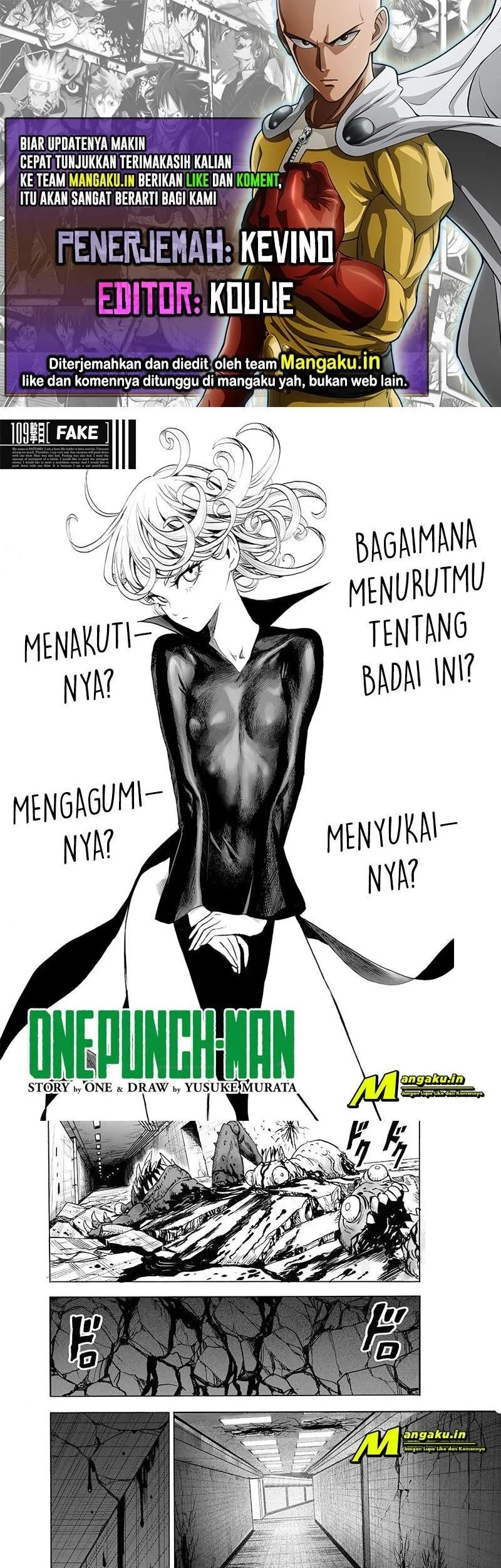 Komik One Punch Man Chapter 197.2 gambar 1
