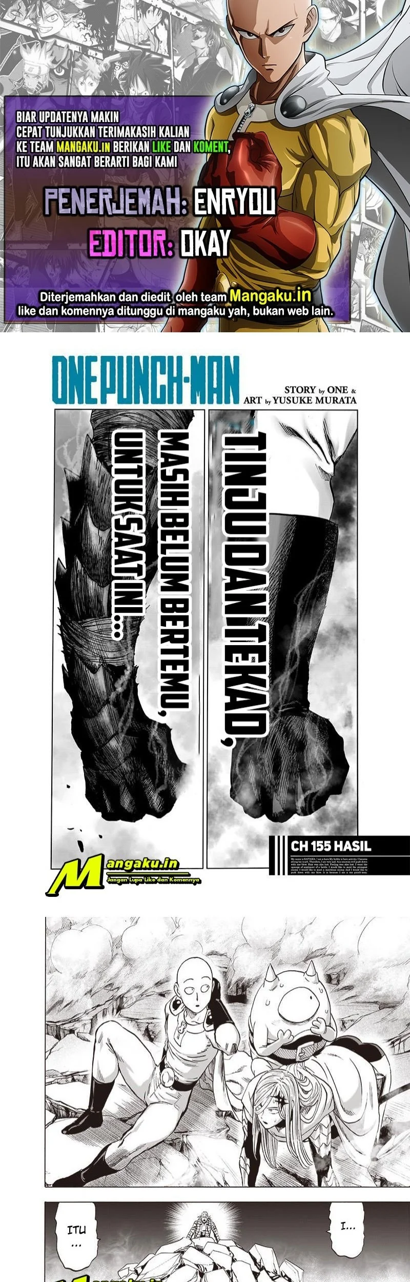 Komik One Punch Man Chapter 203.1 gambar 1
