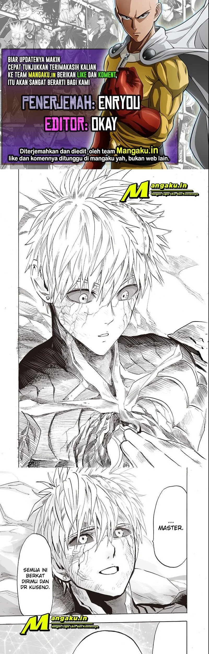 Komik One Punch Man Chapter 203.2 gambar 1
