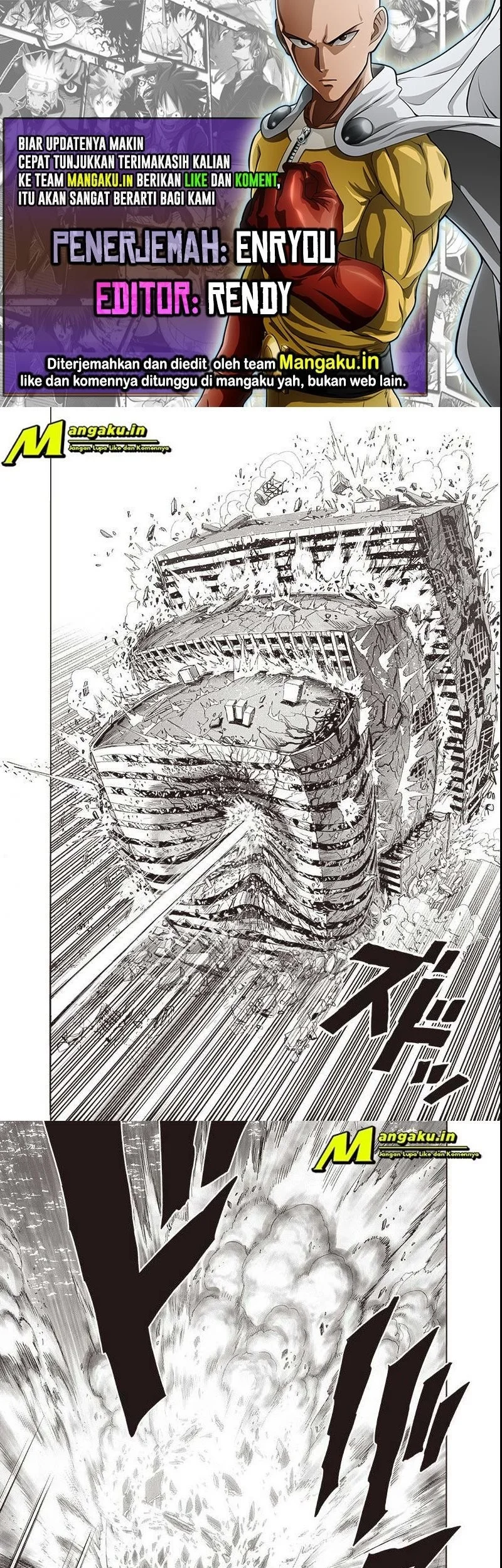 Komik One Punch Man Chapter 211.2 gambar 1